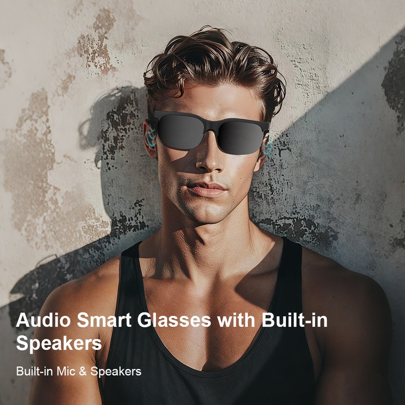 ANKRIYUL Smart Glasses – Wireless Audio Eyewear with Built-in Microphone