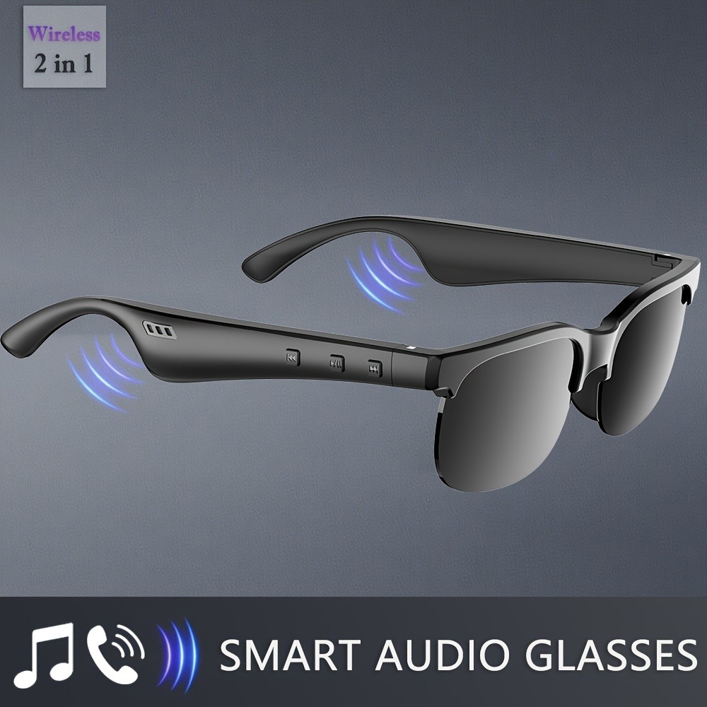 ANKRIYUL Smart Glasses – Wireless Audio Eyewear with Built-in Microphone
