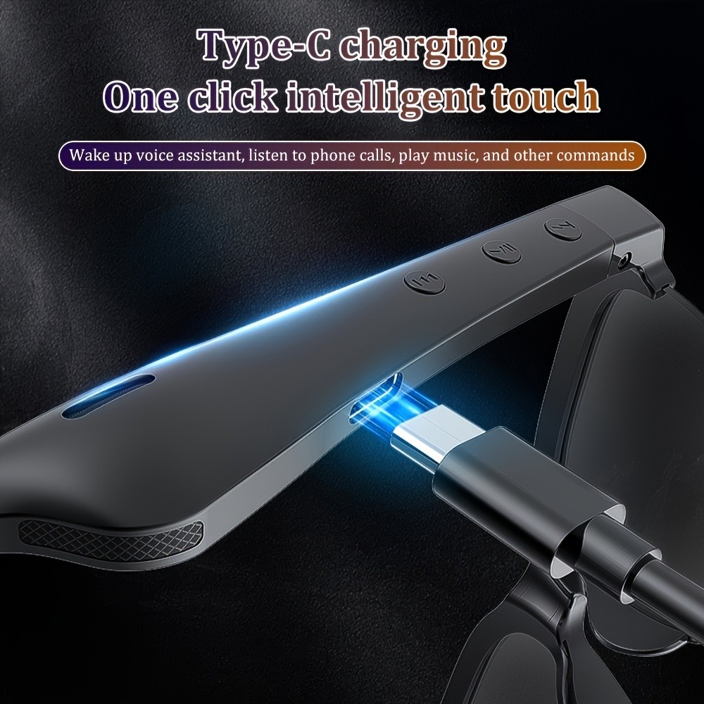 ANKRIYUL Smart Glasses – Wireless Audio Eyewear with Built-in Microphone