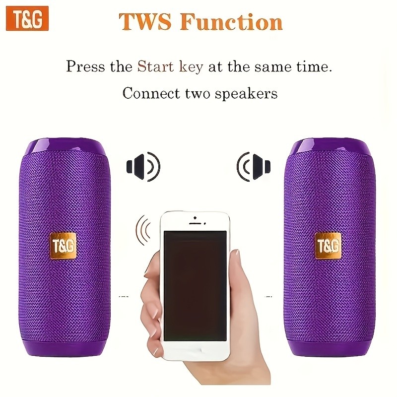 TG117 PORTABLE WIRELESS SPEAKER
