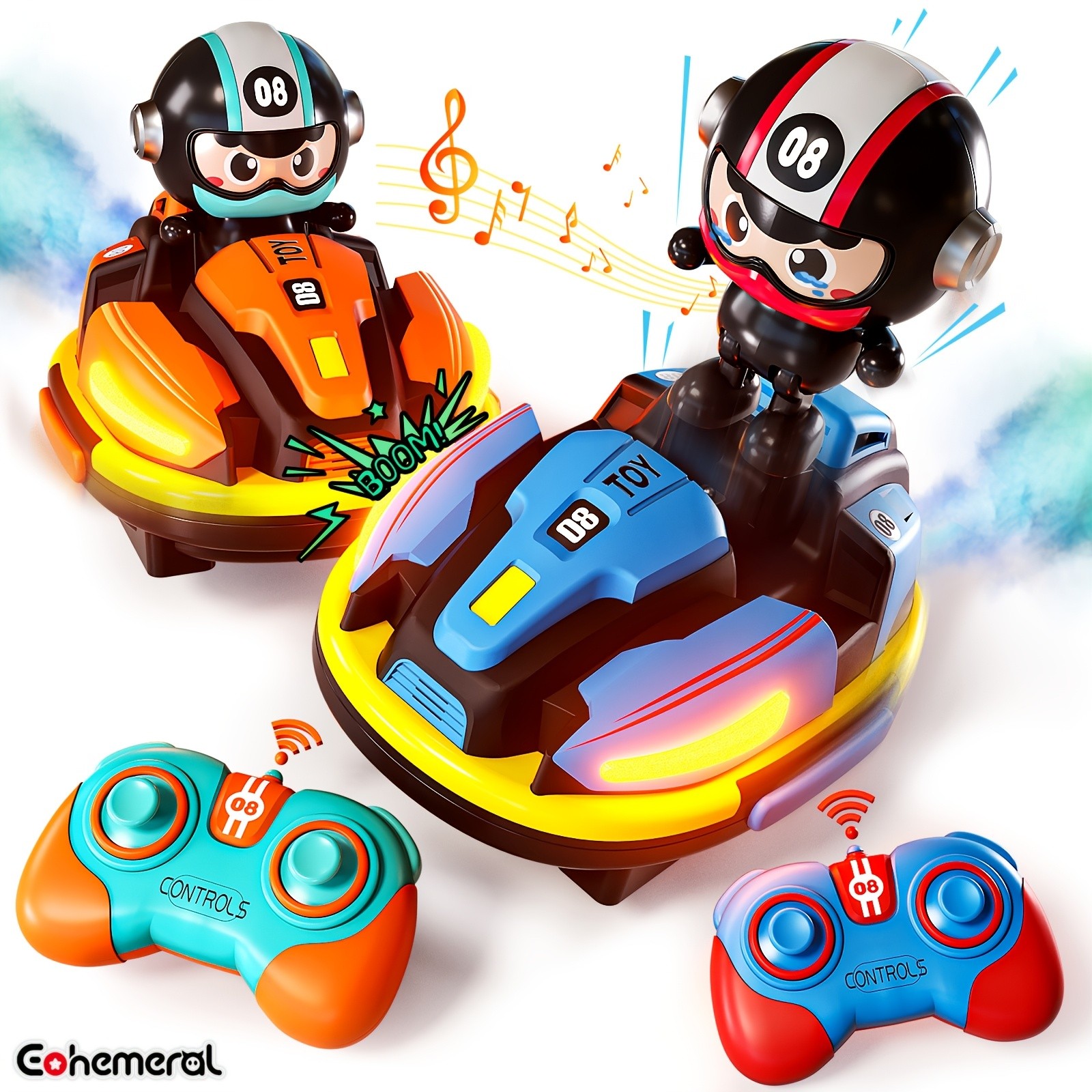 EOHEMERAL REMOTE CONTROL CAR – DRIFT STUNT BUMPER RACING KART