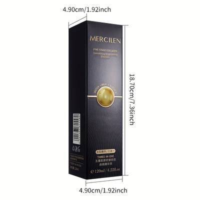 MERCILEN 5-in-1 Collagen Essence Serum (120ml) – Moisturising, Brightening & Youth-Enhancing Face Essence