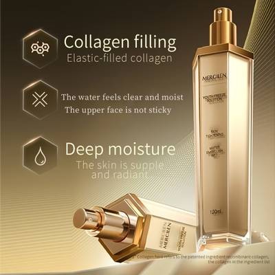 MERCILEN Collagen Boosting Makeup Spray – Hydrating, Brightening & Moisture-Locking Facial Essence
