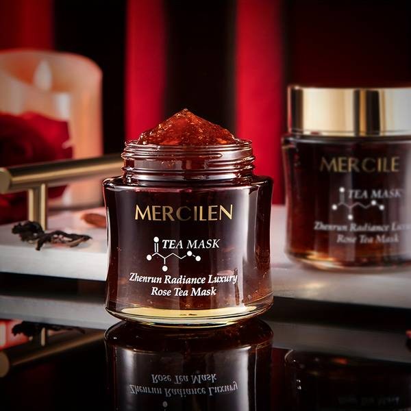 MERCILEN Rose Tea Facial Mask – Moisturising, Firming & Gentle Skincare Treatment