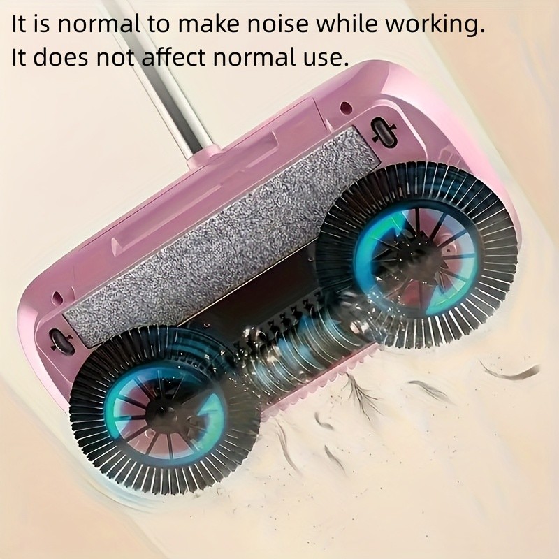 LDQ 2-in-1 Handheld Sweeper & Mop Combo – Automatic Push Broom with Dustpan for Effortless NZ Floor Cleaning