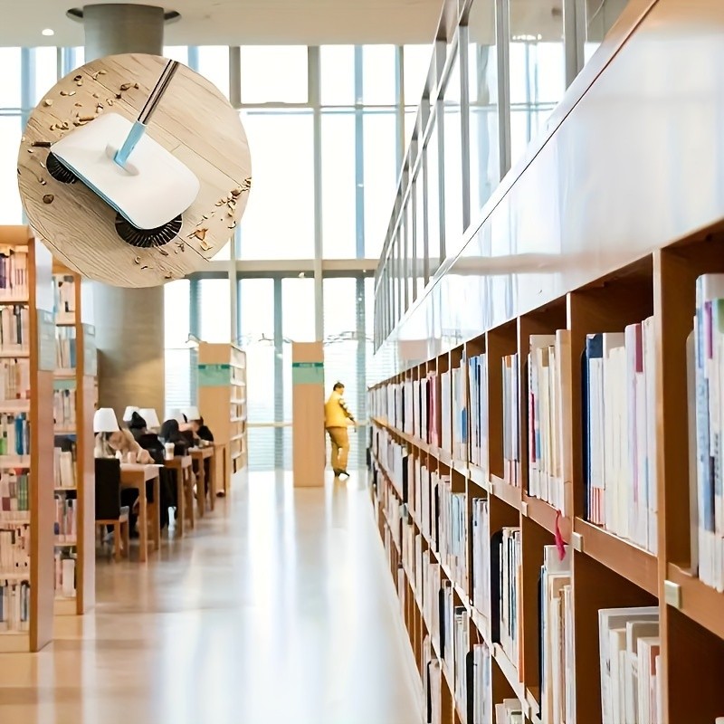 LDQ 2-in-1 Handheld Sweeper & Mop Combo – Automatic Push Broom with Dustpan for Effortless NZ Floor Cleaning