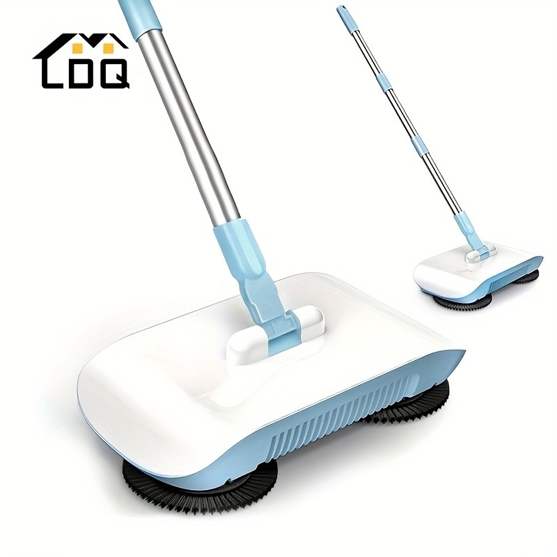 LDQ 2-in-1 Handheld Sweeper & Mop Combo – Automatic Push Broom with Dustpan for Effortless NZ Floor Cleaning