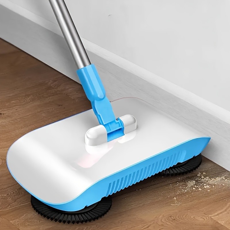 LDQ 2-in-1 Handheld Sweeper & Mop Combo – Automatic Push Broom with Dustpan for Effortless NZ Floor Cleaning