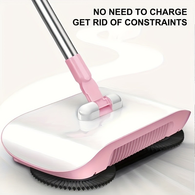 LDQ 2-in-1 Handheld Sweeper & Mop Combo – Automatic Push Broom with Dustpan for Effortless NZ Floor Cleaning