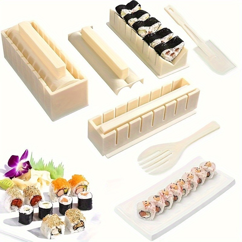 LDQ Easy-Shape Sushi Maker Set – 3-Piece Mold Kit for Fun DIY Creations in NZ Kitchens