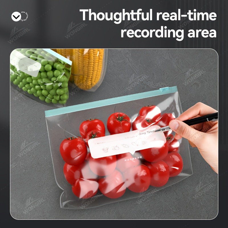 LDQ 60pcs Leak-Proof Food Storage Bag Set – Reusable Multi-Size Kitchen Organisers for Fresher NZ Ingredients