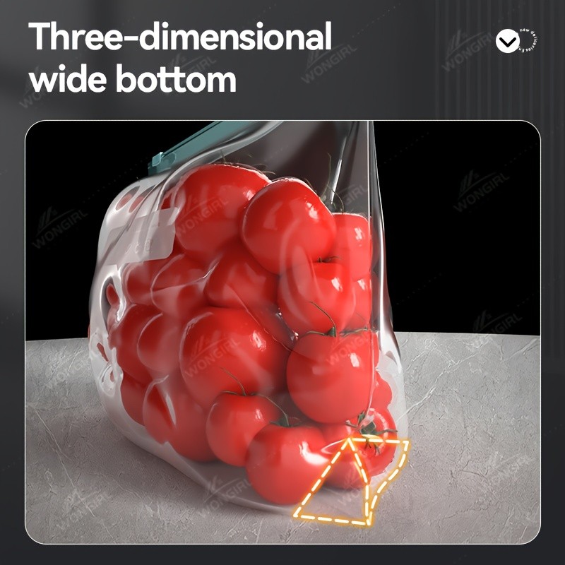 LDQ 60pcs Leak-Proof Food Storage Bag Set – Reusable Multi-Size Kitchen Organisers for Fresher NZ Ingredients