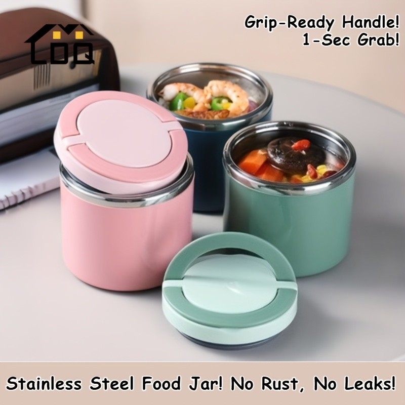 LDQ Insulated Stainless Steel Food Jar – Large-Capacity Heat-Keeping Lunch Container for NZ School, Work & Daily Meals