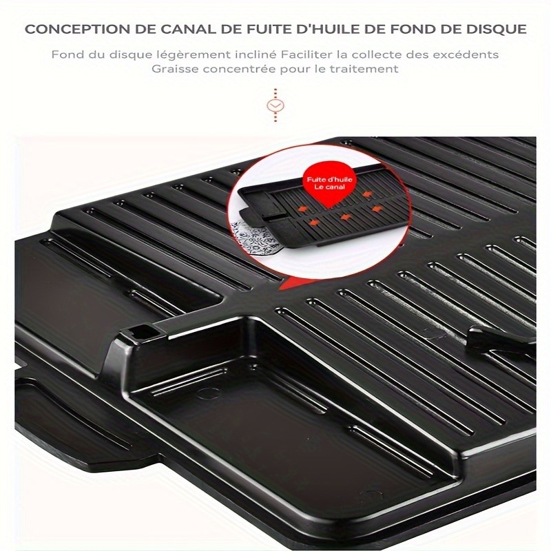 LDQ Smokeless Non-Stick Grill Pan – Durable Aluminium Alloy Rectangular Tray for Easy NZ Indoor & Outdoor BBQ