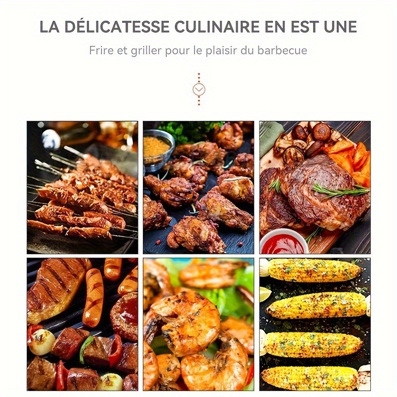 LDQ Smokeless Non-Stick Grill Pan – Durable Aluminium Alloy Rectangular Tray for Easy NZ Indoor & Outdoor BBQ