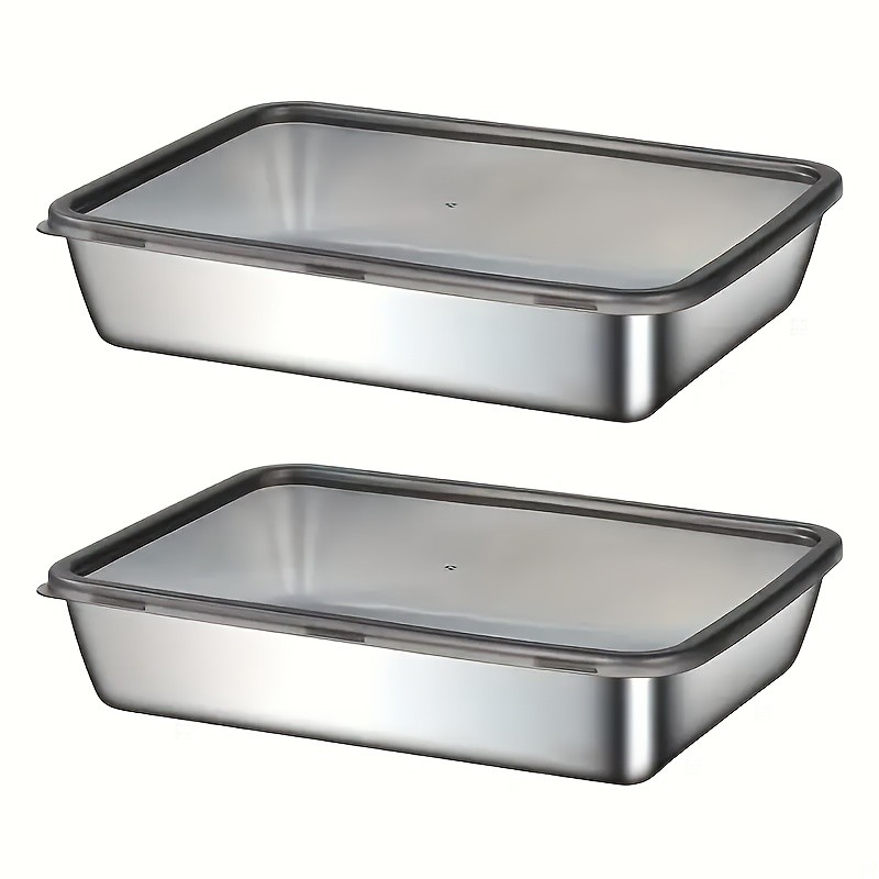 LDQ Leak-Proof Stainless Steel Food Container Set – Durable Microwave & Freezer-Safe Organisers for NZ Homes, Camping & Daily Storage