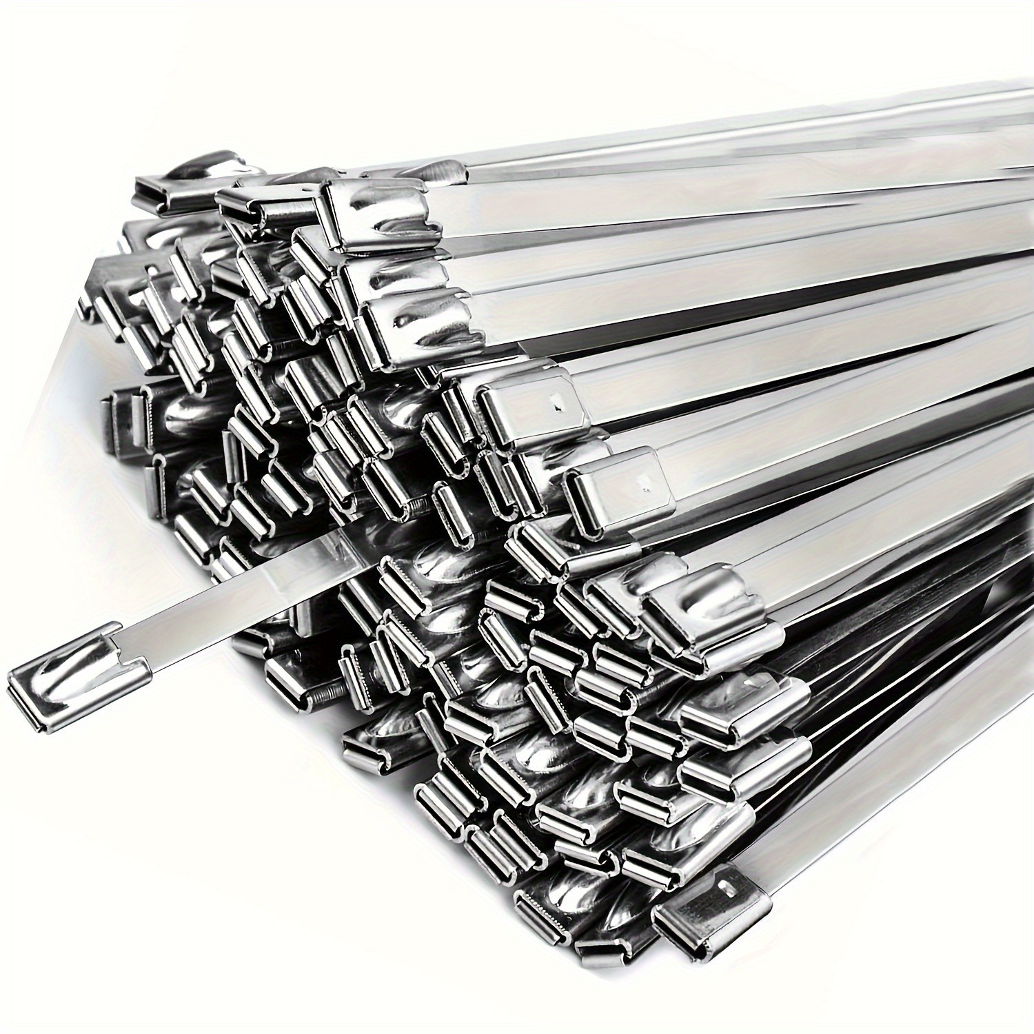 LDQ Heavy-Duty Stainless Steel Zip Ties – 100pcs Rustproof Self-Locking Fasteners for NZ Vehicles, Machinery & Outdoor Use