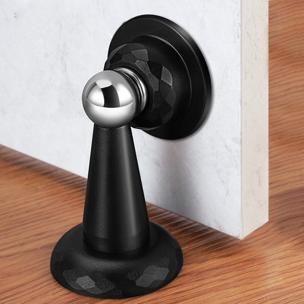 MCMLS Heavy-Duty Magnetic Door Stopper – No-Drill Anti-Slam Holder for Safe & Modern NZ Home Spaces