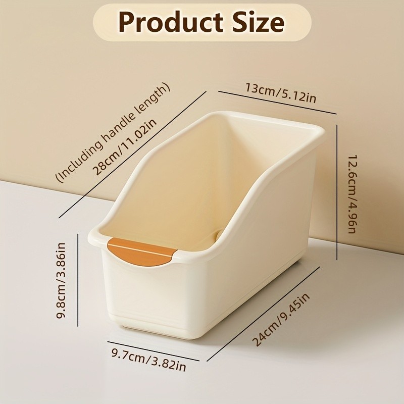 MCMLS Curved-Design Storage Box Set – Heavy-Duty Multi-Compartment Bins for Smart NZ Kitchen & Home Organisation