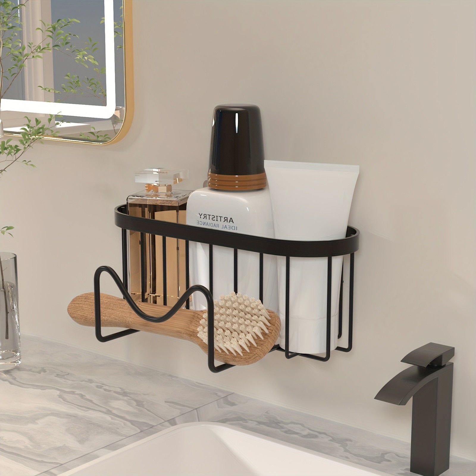 MCMLS 2-in-1 Stainless Steel Wall-Mounted Sink Caddy – Heavy-Duty Over-Sink Storage Rack for Modern NZ Kitchens