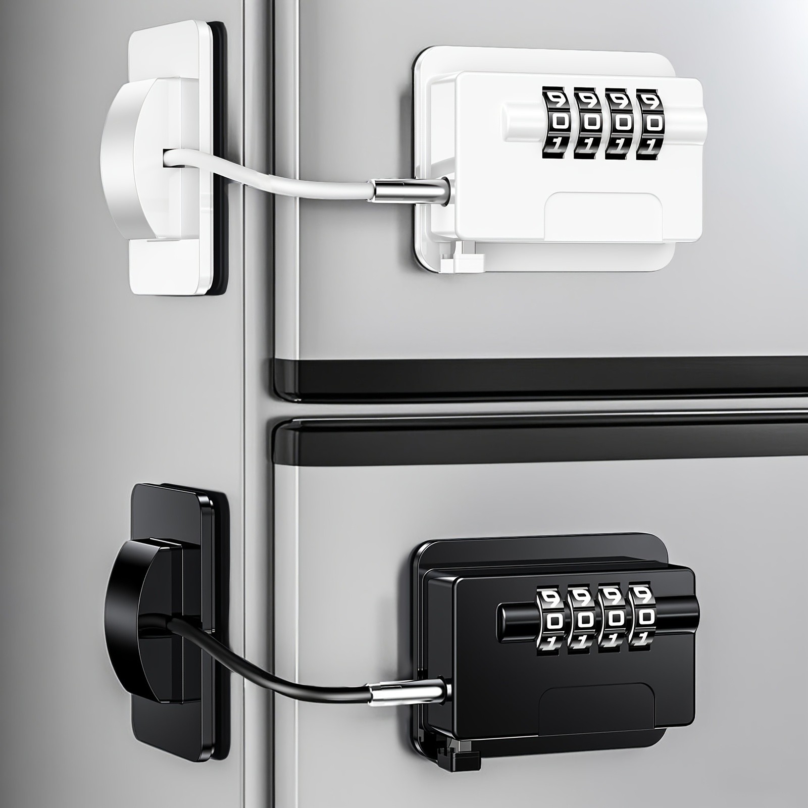 MCMLS Easy-Install Password Door Lock Set – No-Drill Multi-Surface Security Solution for NZ Homes & Appliances