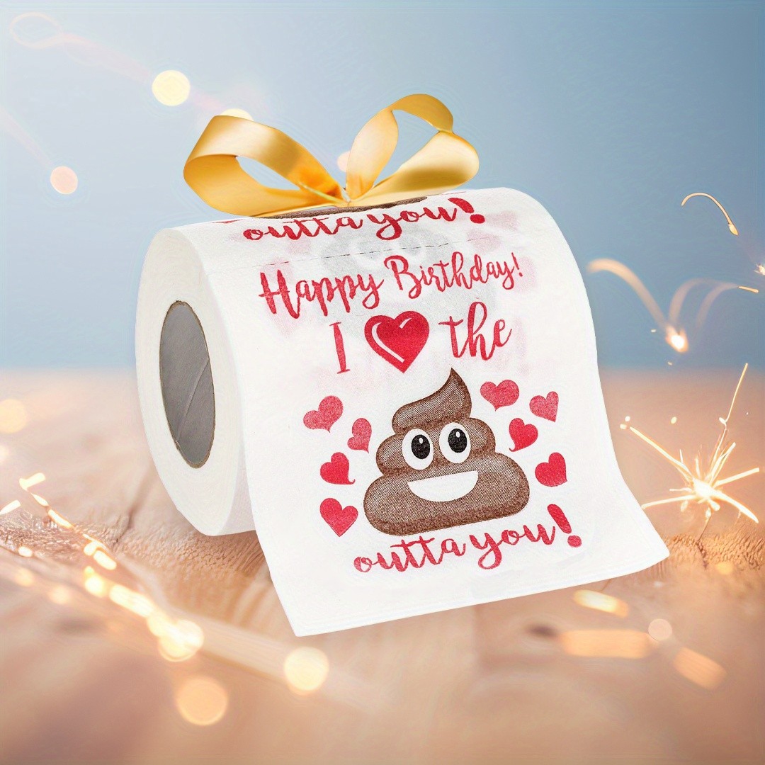 MCMLS Happy Birthday Prank Toilet Paper Roll – Hilarious Gag Gift & Festive Bathroom Décor for NZ Celebrations