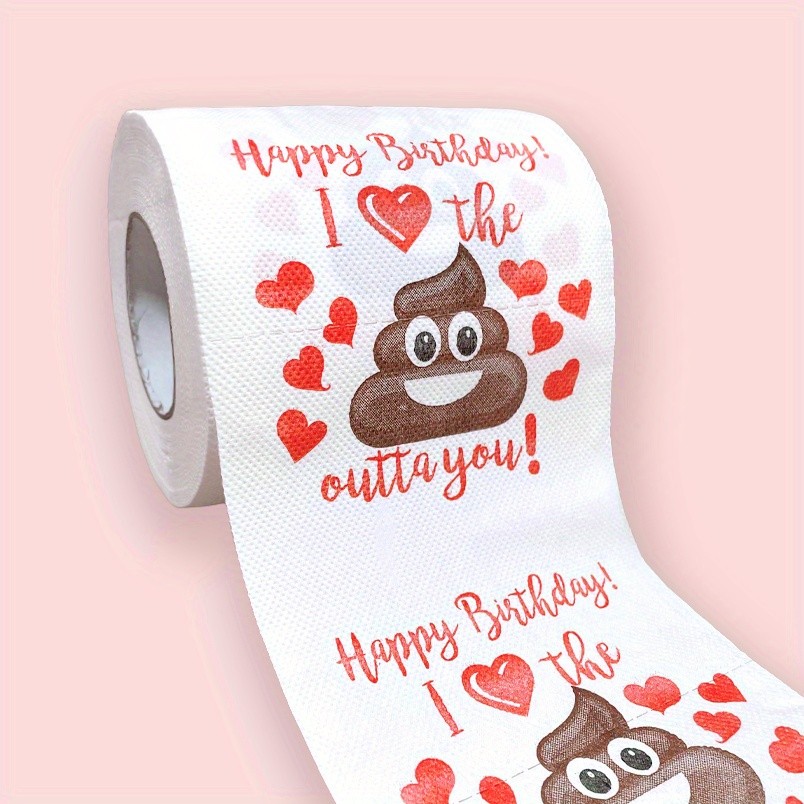 MCMLS Happy Birthday Prank Toilet Paper Roll – Hilarious Gag Gift & Festive Bathroom Décor for NZ Celebrations