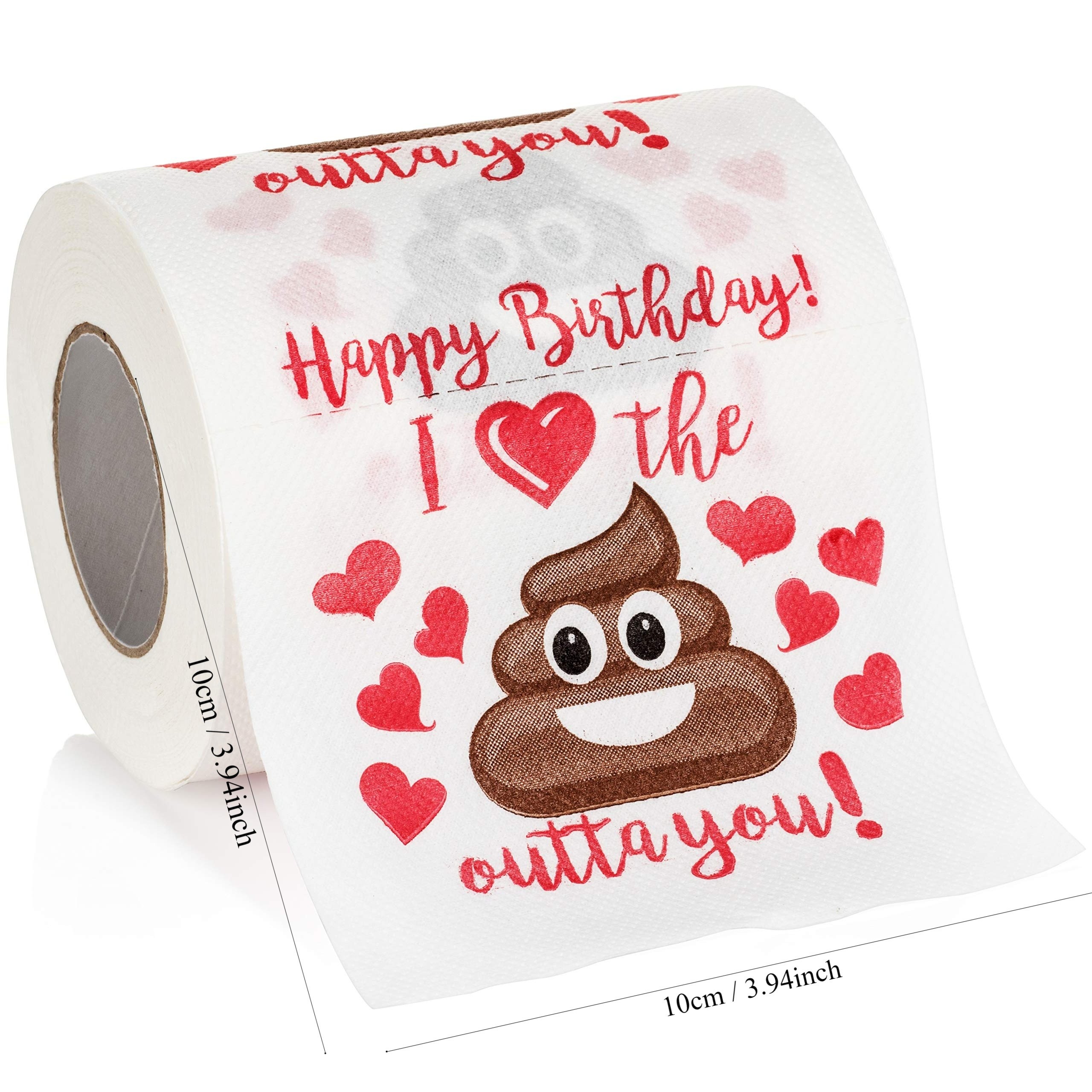 MCMLS Happy Birthday Prank Toilet Paper Roll – Hilarious Gag Gift & Festive Bathroom Décor for NZ Celebrations