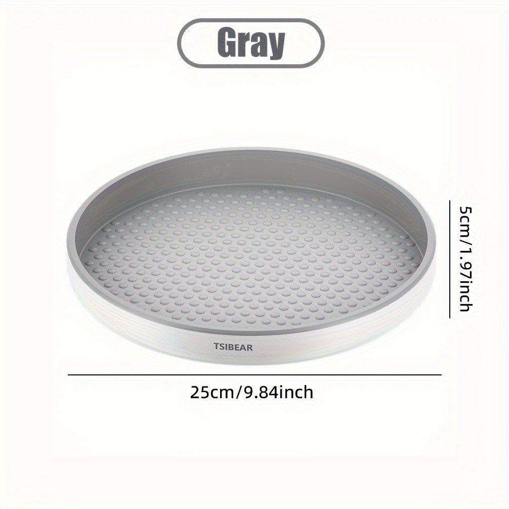 MCMLS 360° Rotating Storage Organizer – Space-Saving 10-Inch Multi-Purpose Spinning Tray for NZ Kitchens & Pantries