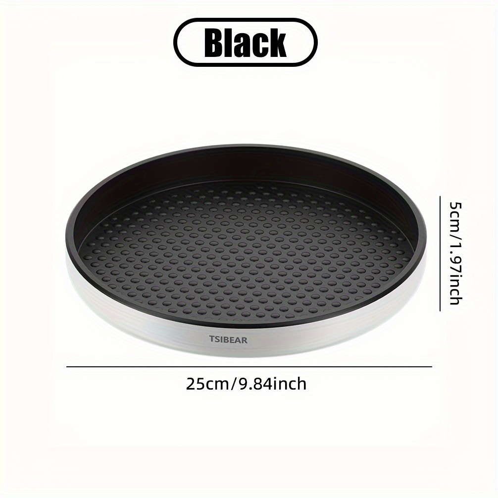 MCMLS 360° Rotating Storage Organizer – Space-Saving 10-Inch Multi-Purpose Spinning Tray for NZ Kitchens & Pantries