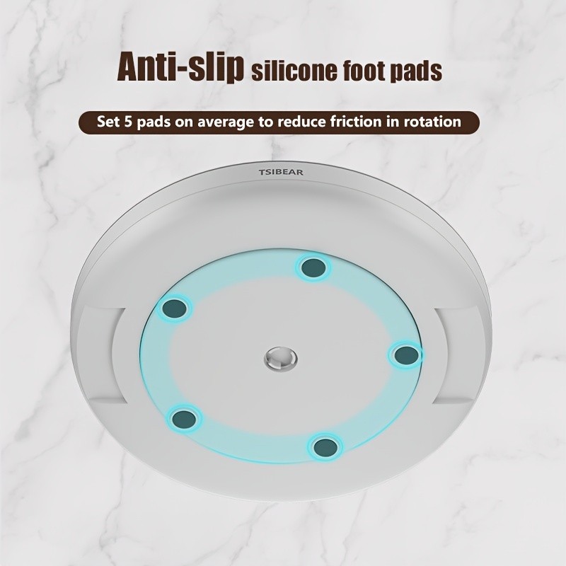 MCMLS 360° Rotating Storage Organizer – Space-Saving 10-Inch Multi-Purpose Spinning Tray for NZ Kitchens & Pantries