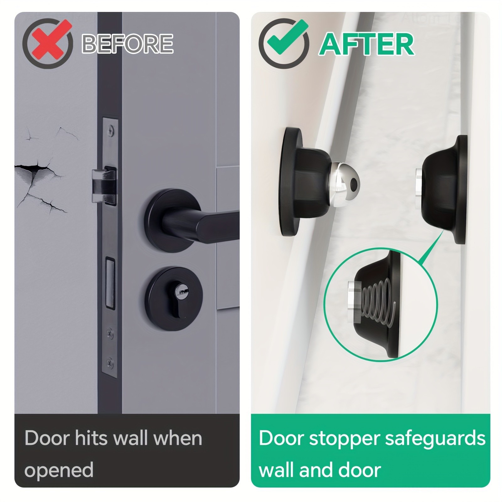 MCMLS Heavy-Duty Magnetic RV Door Holder – Anti-Collision, Non-Slip Door Stopper for NZ Campers, Motorhomes & Indoor Use