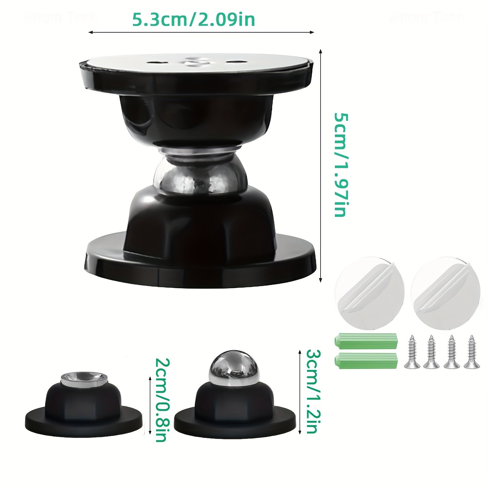 MCMLS Heavy-Duty Magnetic RV Door Holder – Anti-Collision, Non-Slip Door Stopper for NZ Campers, Motorhomes & Indoor Use