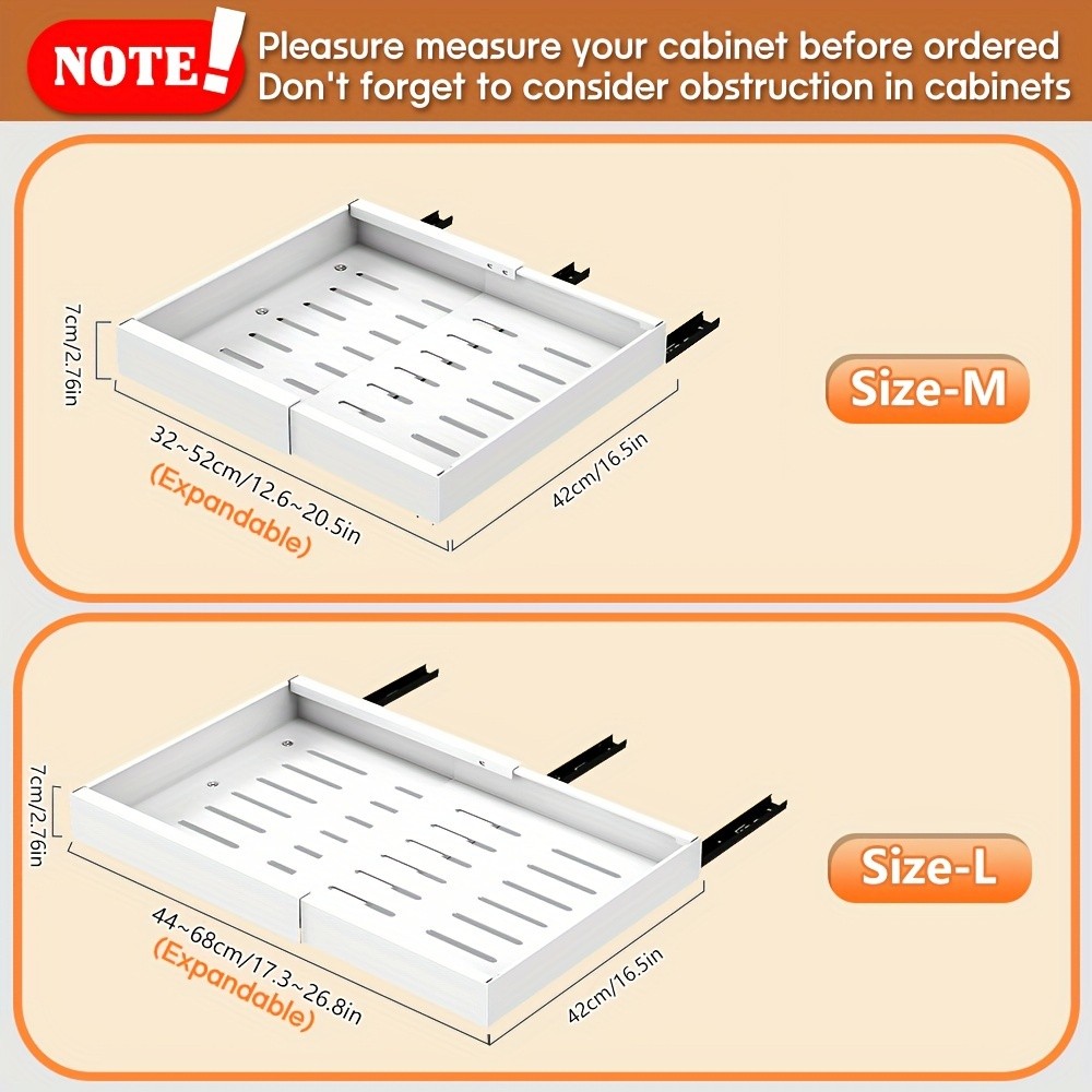 MCMLS Expandable Pull-Out Cabinet Rack – Heavy-Duty Adjustable Under-Sink Organizer for NZ Kitchens & Pantries