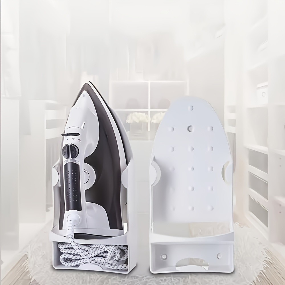 MCMLS Heavy-Duty Ironing Board Holder – Wall-Mounted Space-Saving Rack with Dual Hooks for NZ Homes & Apartments