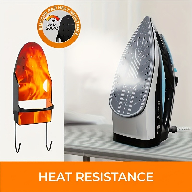 MCMLS Heavy-Duty Ironing Board Holder – Wall-Mounted Space-Saving Rack with Dual Hooks for NZ Homes & Apartments