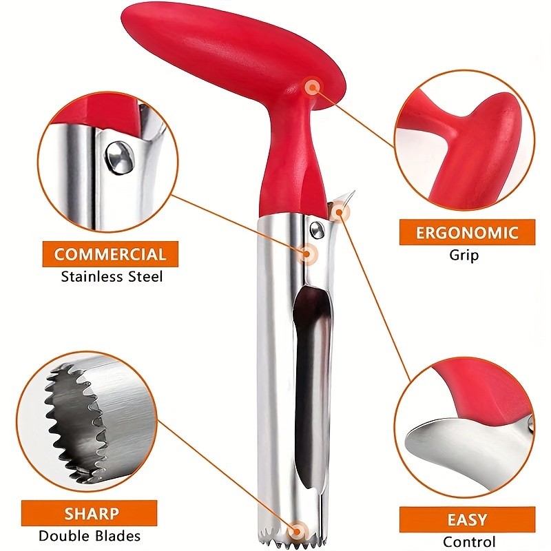 YUHUPHYLLIC Apple Core Remover – Durable Stainless Steel Tool with Ergonomic Handle for NZ Kitchens