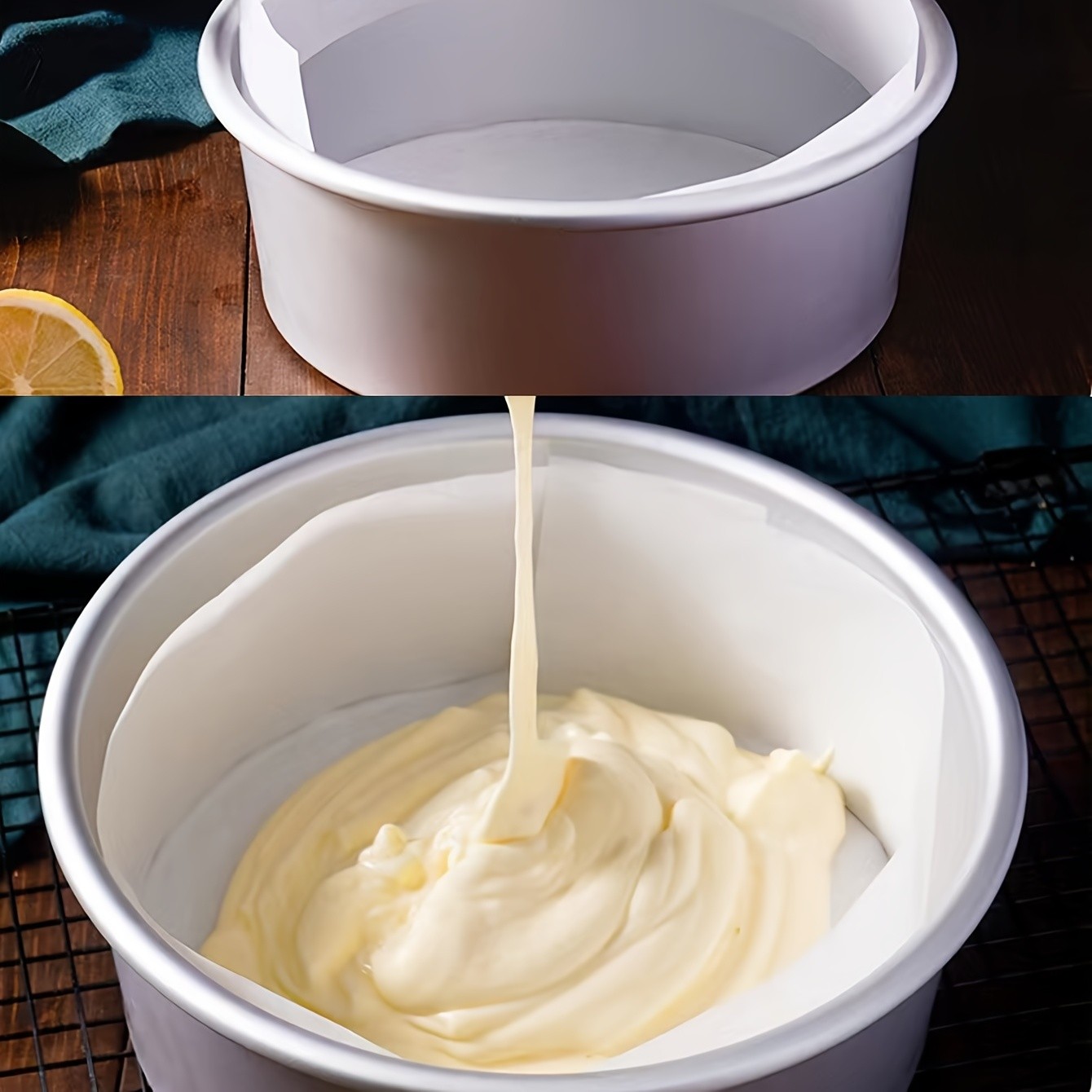 YUHUPHYLLIC Cake Mold Edge Paper – Non-Stick Baking Paper for Precise Shaping and Easy Cake Decorating