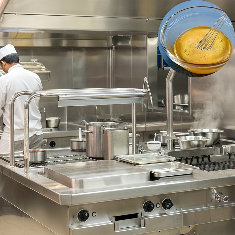 YUHUPHYLLIC 25.4cm Stainless Steel Bead Whisk – Handheld Egg, Cream & Sauce Whisk for NZ Kitchens