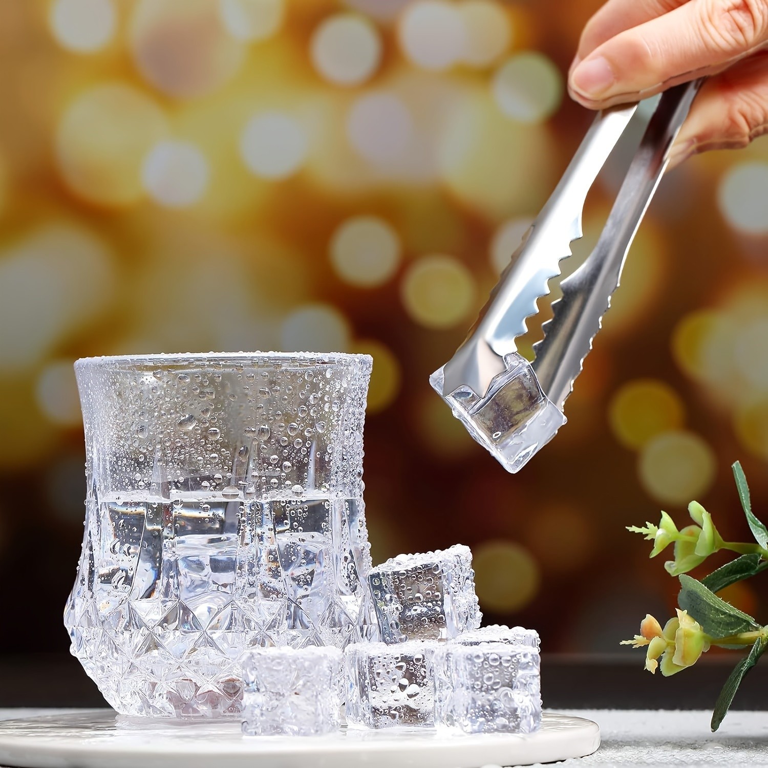 YUHUPHYLLIC Stainless Steel Ice Tongs – Multifunctional Food Tongs for NZ Kitchens, BBQs, and Buffets