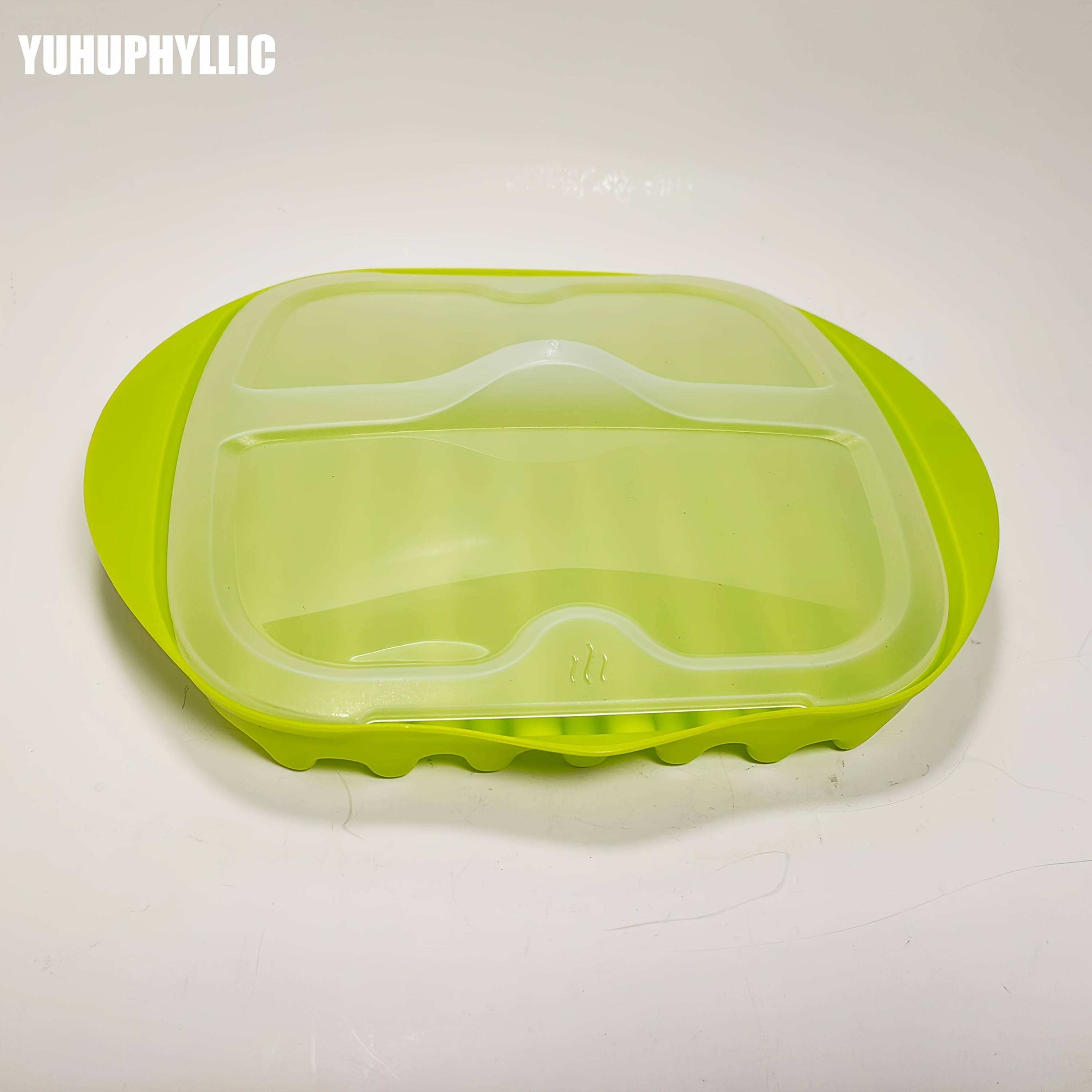 YUHUPHYLLIC Microwave Bacon Cooker Tray with Lid – Non-Slip, Fat-Draining Design for Quick Bacon Prep in NZ Kitchens
