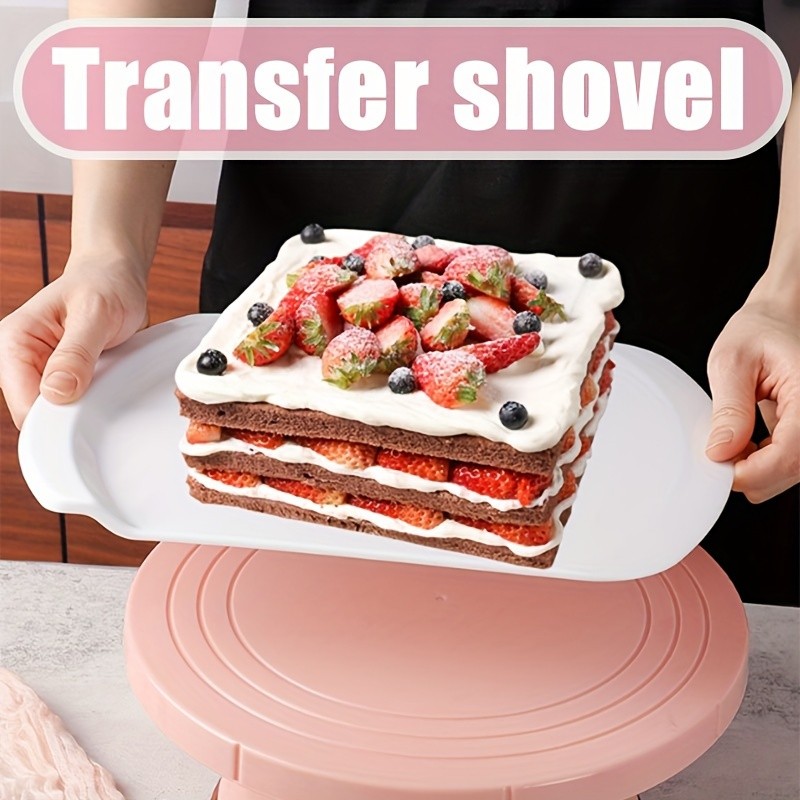 YUHUPHYLLIC Cake Transfer Shovel – Ergonomic Non-Electric Tool for Smooth Frosting and Cake Moving
