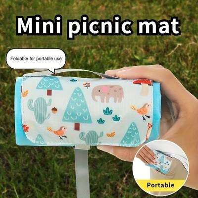 Portable Pocket-Style Outdoor Mat – Lightweight, Multi-Pattern Nylon Mat for Picnics, Beach Days & Outdoor Adventures