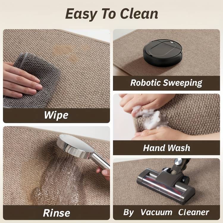 SIXHOME Non-Slip Kitchen Mat – Absorbent Floor Mat with Rubber Backing