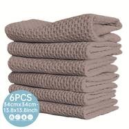 6pcs Kitchen Towels – Ultra Soft, Quick-Dry, Absorbent Cloths for Kitchen & Bathroom Use