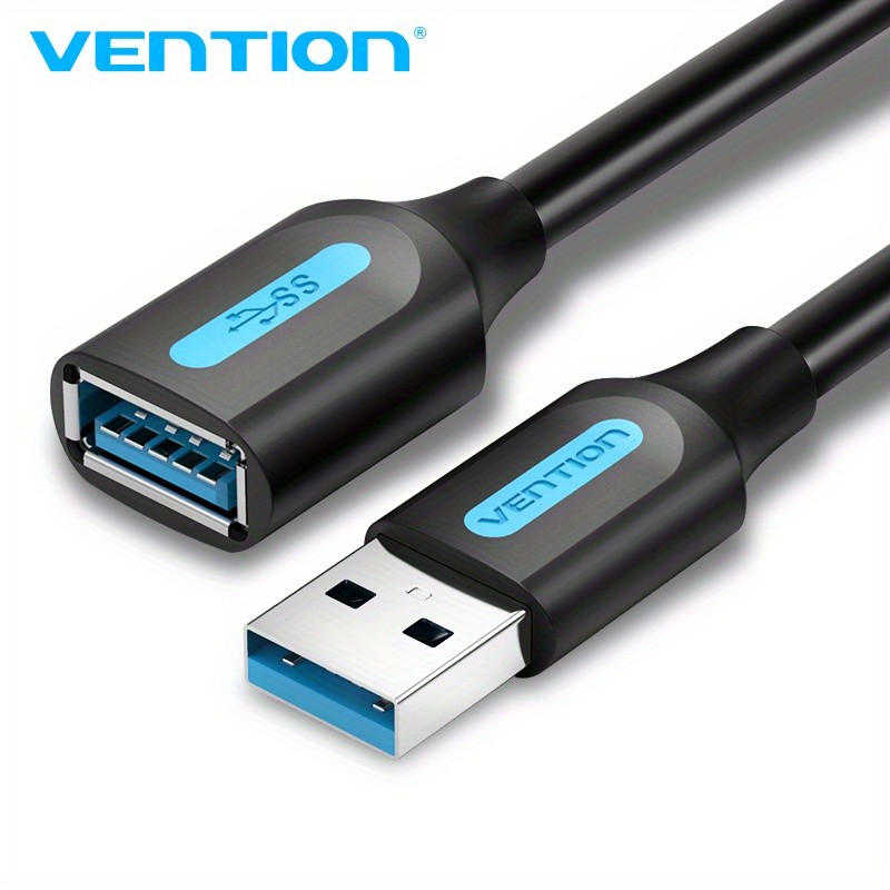 Vention USB Extension Cable USB 3.0 Extension Cord Type A Male to Female – Fast, Durable, and Flexible