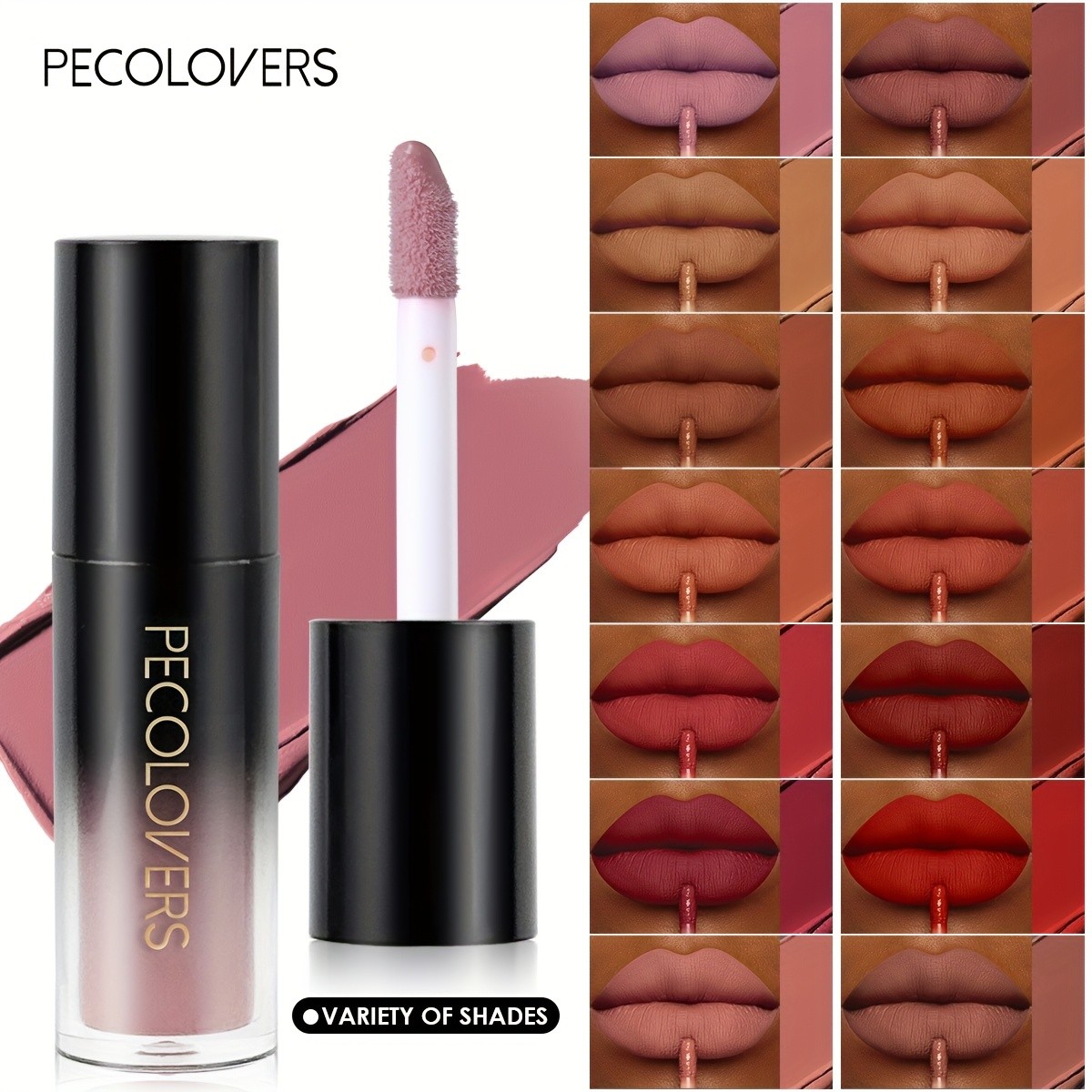 Long-Lasting Matte Liquid Lip Gloss
