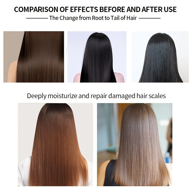 ROZINO Instant Smoothing & Frizz Control 10-in-1 Moroccan Argan Oil Hair Essential