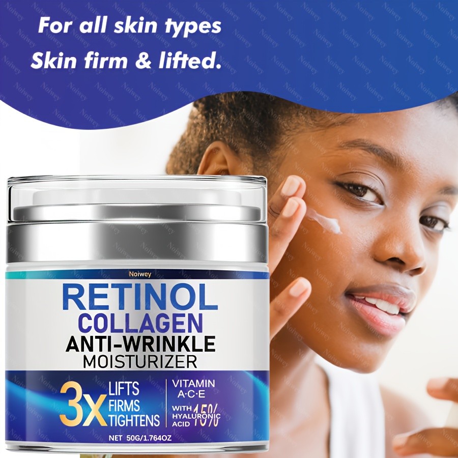 NOIWEY 1.764oz Retinol Collagen Face Cream – Firming, Smoothing, and Hydrating