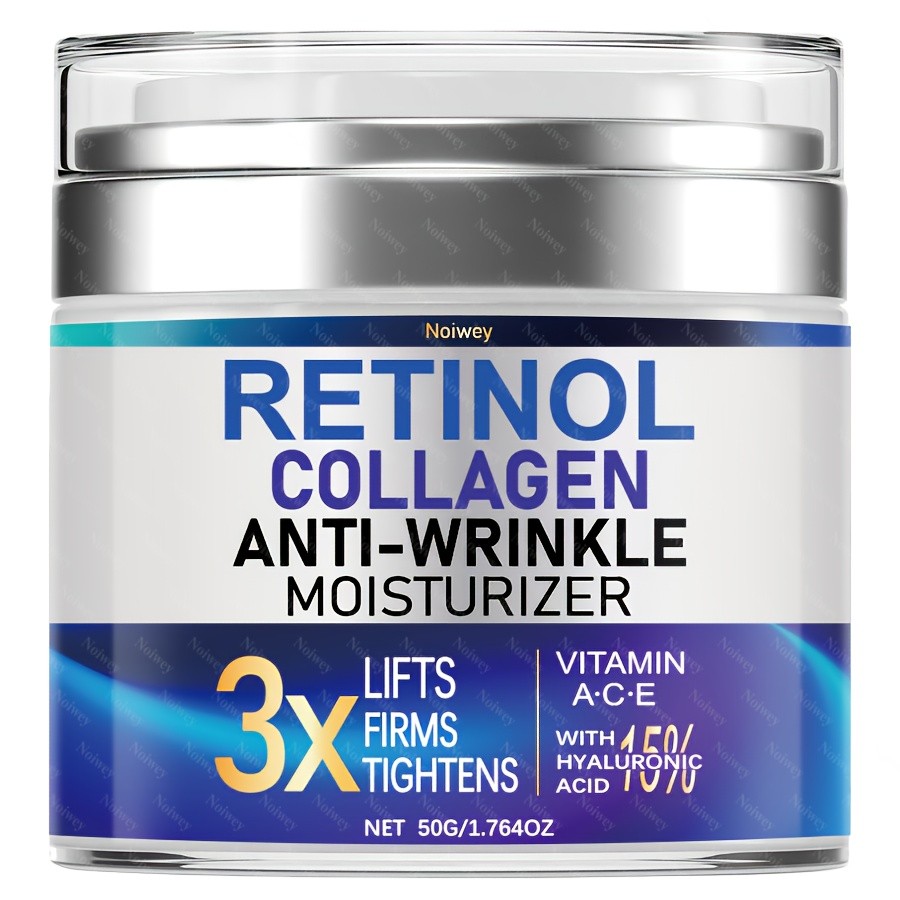 NOIWEY 1.764oz Retinol Collagen Face Cream – Firming, Smoothing, and Hydrating